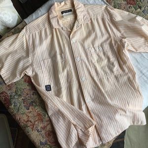 VINTAGE Esprit cantaloupe-stripe shirt